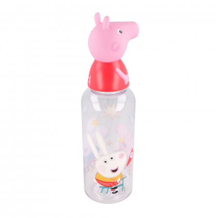 Sticla apa copii Peppa Pig figurina, Plastic, 560 ml [1]