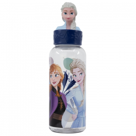 Sticle - Sticla apa copii Frozen Trust de Journey figurina, Plastic, 560 ml