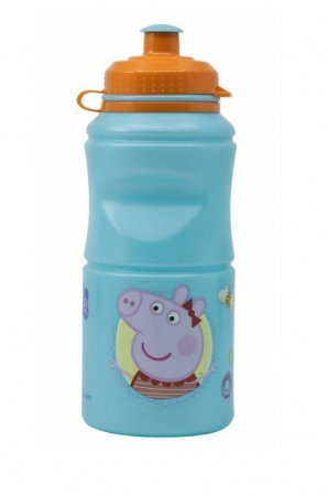 Accesorii hranire - Sticla apa copii Peppa Pig, Plastic, 380 ml