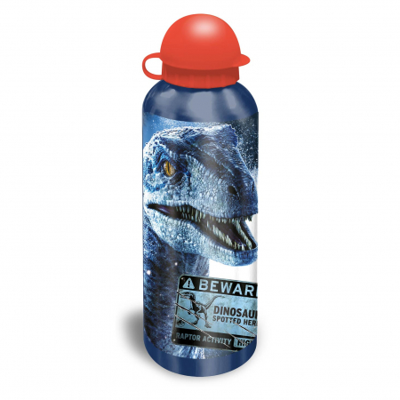 Sticle - Sticla apa din aluminiu Jurassic World, 500ml