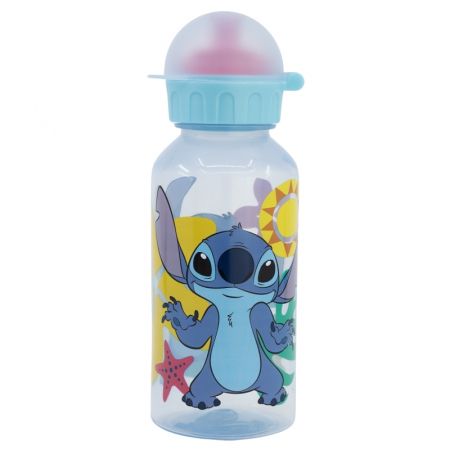 Sticle - Sticla apa din plactic pentru copii Stitch, 370 ml