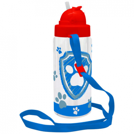 Cani, pahare si accesorii bebe - Sticla apa din tritan cu snur, Paw Patrol Boys 500ml