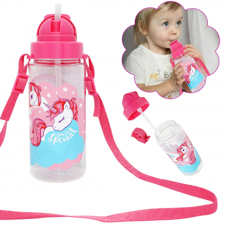 Sticla apa din tritan cu snur, Unicorn Special 500ml [1]