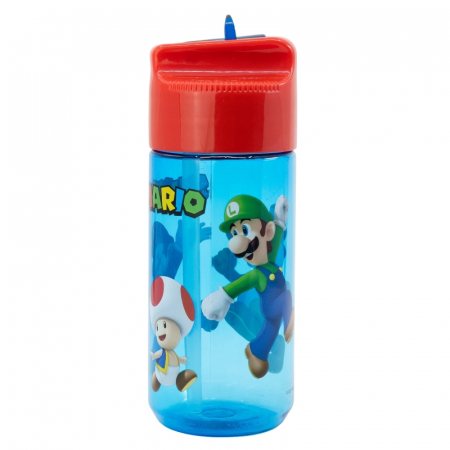 Sticle - Sticla apa pentru copii, Super Mario, tritan, 430 ml