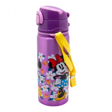 Sticla apa pop up aluminiu, Minnie Sunshine, 730ml [1]