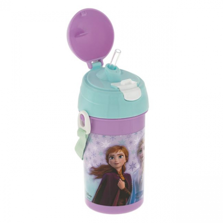 Accesorii hranire - Sticla apa pop up Frozen 2, 500ml