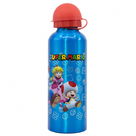 Sticle - Sticla apa Super Mario, aluminiu 530 ml
