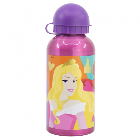 Accesorii hranire - Sticl─â din aluminiu Printesele Disney 400 ml