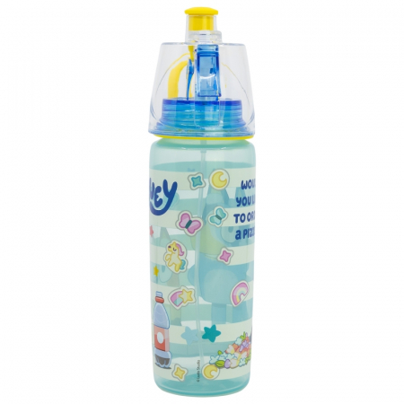 Sticla din plastic pentru apa cu pulverizator, Bluey, 575 ml [1]
