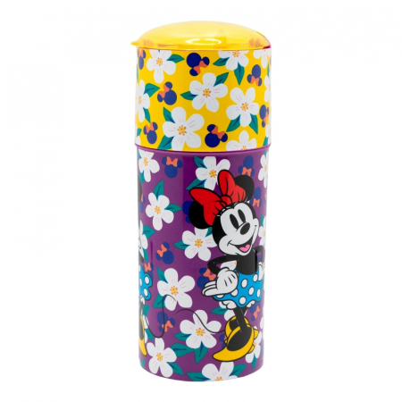 Accesorii hranire - Sticla din plastic pentru apa, Minnie Sunshine, 350ml