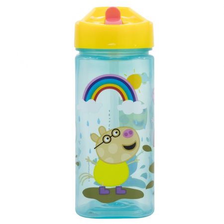 Sticla plastic pentru apa,dreptunghiularaPeppa Pig 510ml [2]