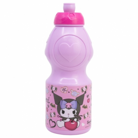 Sticle - Sticla plastic pentru apa Hello Kitty Kuromi, 400ml