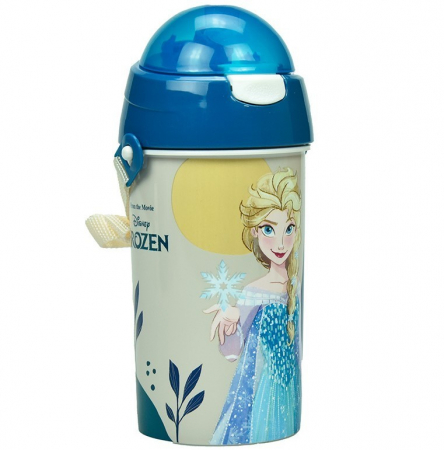 Accesorii hranire - Sticla plastic sport, Frozen Leaf 500 ml