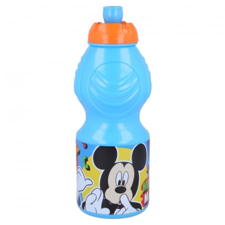 Accesorii hranire - Sticla plastic sport Mickey Mouse Cool Summer 400ml