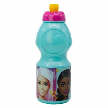 Sticle - Sticla sport, plastic, pentru apa, Barbie, 400ml