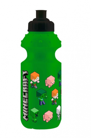 Sticle - Sticla sport, plastic, pentru apa, Minecraft, 350ml
