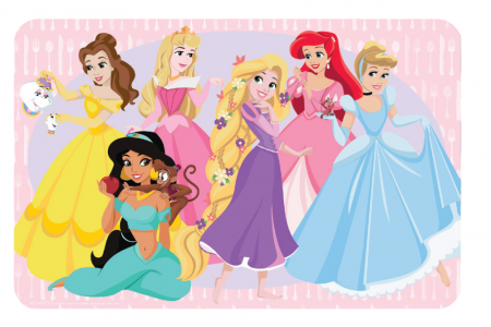 Servete si naproane - Suport farfurie pentru servit masa Disney Printesele Disney, 43x28 cm