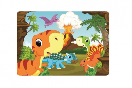 Servete si naproane - Suport farfurie pentru servit masa Dinozauri