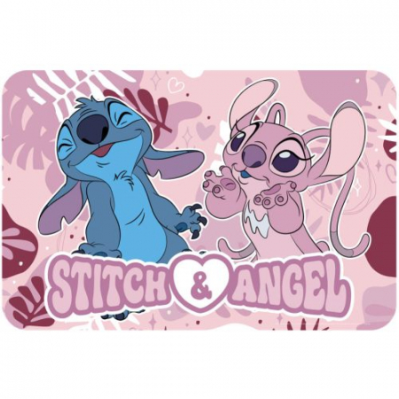 Accesorii hranire - Suport farfurie pentru servit masa Lilo & Stitch Angel 43x28 cm