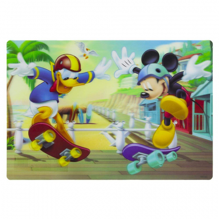 Servete si naproane - Suport farfurie pentru servit masa Mickey Mouse 3D 45x30 cm