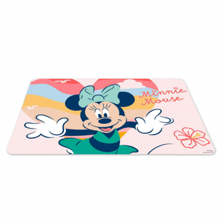 Accesorii hranire - Suport farfurie pentru servit masa Minnie Mouse Disney Summer, 43x28 cm