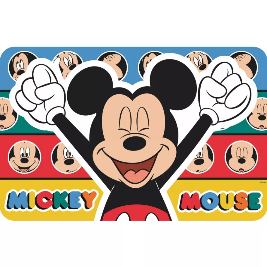 Servete si naproane - Suport farfurie pentru servit masa Mickey Mouse, Happy