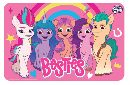 Servete si naproane - Suport farfurie pentru servit masa My Little Pony Besties