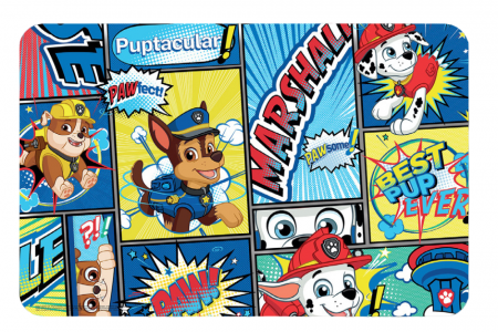 Servete si naproane - Suport farfurie pentru servit masa Paw Patrol Comic, 43x28 cm