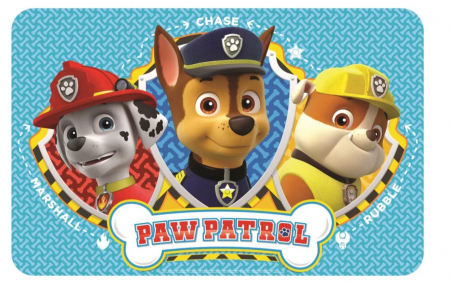 Servete si naproane - Suport farfurie pentru servit masa Paw Patrol Trio, 43x28 cm