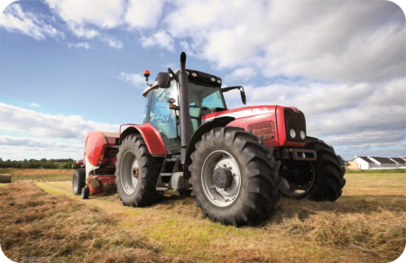 Servete si naproane - Suport farfurie pentru servit masa Tractor 43x28 cm