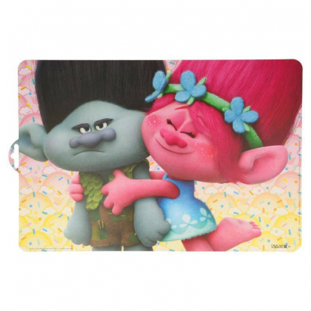Servete si naproane - Suport farfurie pentru servit masa Trolls 43x28 cm