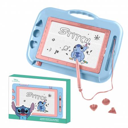 Joaca si timp liber - Tabla magnetica cu forme pentru desen, Lilo & Stitch