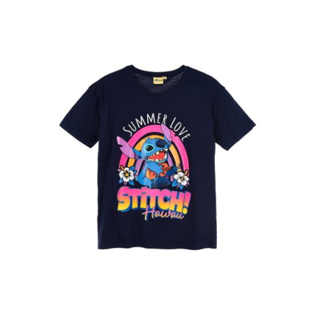 Tricouri copii - Tricou bumbac cu maneca scurta Summer Love Lilo & Stitch