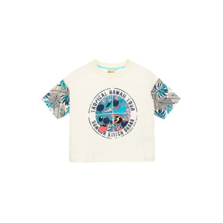 Tricouri copii - Tricou bumbac cu maneca scurta Hawaii Lilo & Stitch