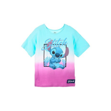 Tricouri copii - Tricou bumbac de vara Tummy Lilo & Stitch