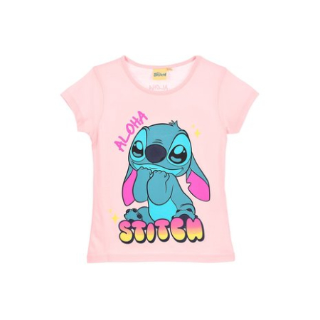 Tricouri copii - Tricou bumbac maneca scurta Aloha Stitch