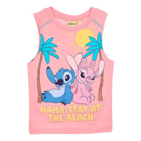 Tricouri copii - Maieu bumbac Lilo & Stitch Beach