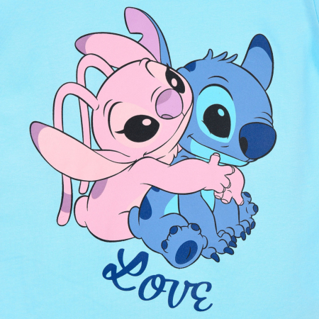 Tricou bumbac maneca scurta Lilo & Stitch Love [2]