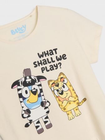 Tricou bumbac, maneca scurta Play with Bluey [1]