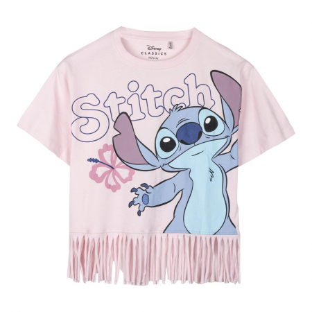 Tricouri copii - Tricou cu franjuri, pentru copii Stitch