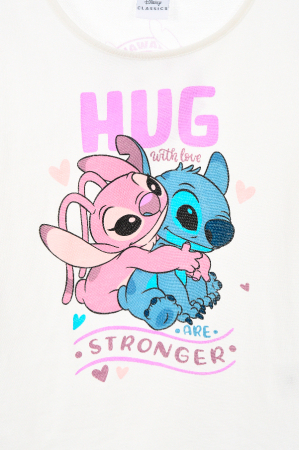 Bluza cu maneca lunga pentru copii Stitch & Angel 100% bumbac [2]