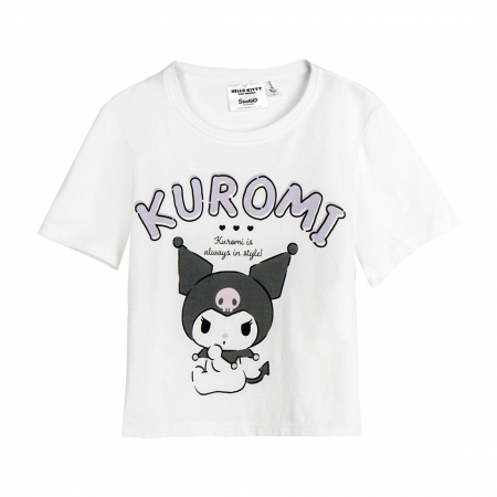Tricouri copii - Tricou cu maneca scurta Hello Kitty Kuromi