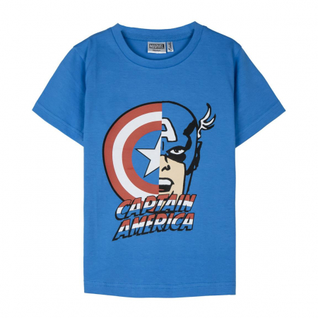 Imbracaminte si incaltaminte copii - Tricou cu maneca scurta pentru copii Avengers Captain America