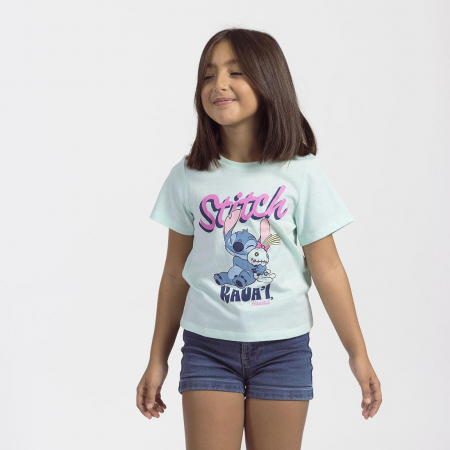 Tricou cu maneca scurta pentru copii Stitch Hawaii [2]