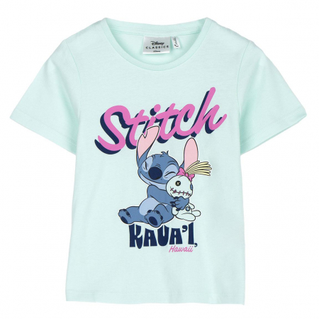 Tricouri copii - Tricou cu maneca scurta pentru copii Stitch Hawaii