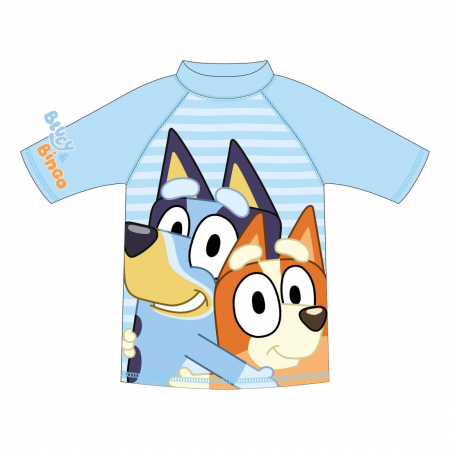 Costume de baie copii - Tricou de copii, cu protectie UV 50, Bluey si Bingo