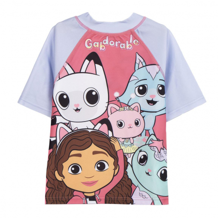 Costume de baie copii - Tricou de copii, cu protectie UV 50, Gabby's Dollhouse