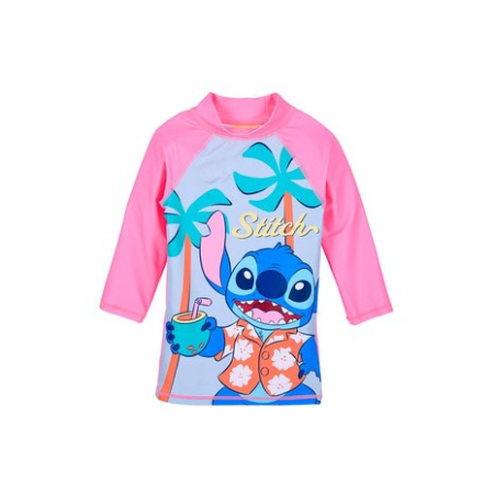 Costume de baie copii - Tricou de copii cu maneca lunga, protectie UV , Lilo & Stitch