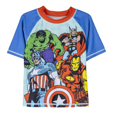 Imbracaminte si incaltaminte copii - Tricou de copii, cu protectie UV, Avengers