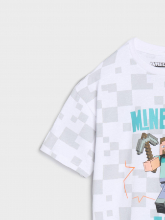 Tricou din bumbac cu maneca scurta Minecraft [8]